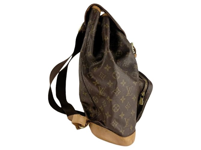 Louis Vuitton Monogram Montsouris GM Rucksack Braun Monogramm - Ansicht 2