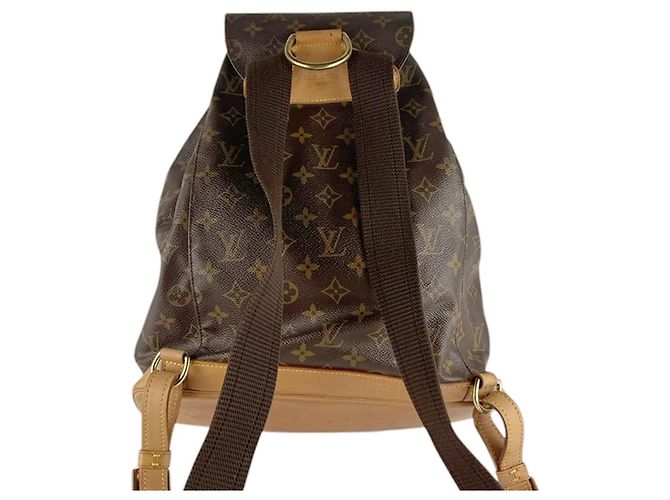 Louis Vuitton Monogram Montsouris GM Rucksack Braun Monogramm - Ansicht 3