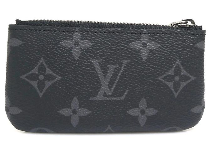 Portafoglio Monogram Eclipse Louis Vuitton Marrone Nero Monogramma - vista 2