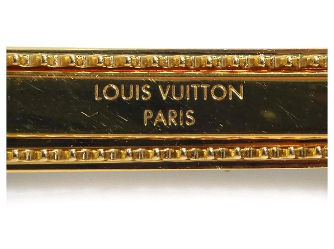 Fermaglio in metallo Monogram Loop di Louis Vuitton Marrone D'oro - vista 10