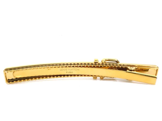 Fermaglio in metallo Monogram Loop di Louis Vuitton Marrone D'oro - vista 6