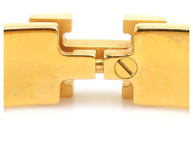 Hermès Pulsera HERMES Clic Clack PM Dorado Naranja - vista 8