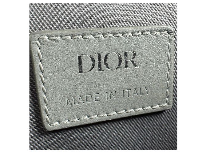 Borsa a spalla grigia Christian Dior Marrone - vista 12