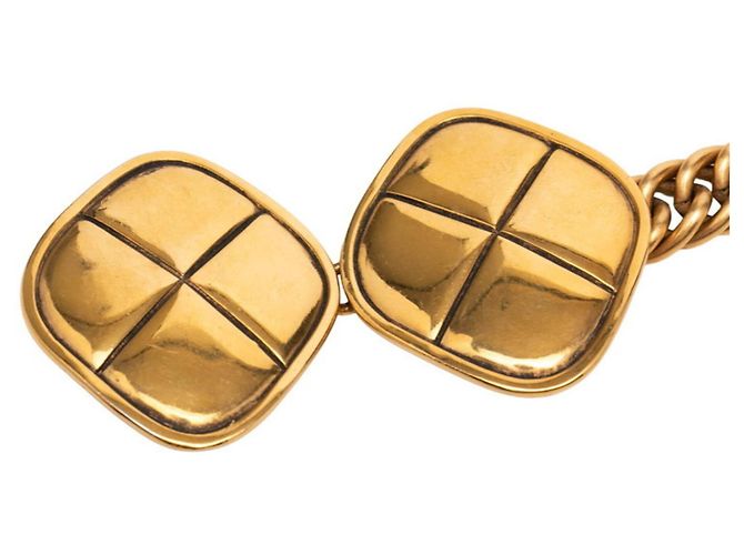 Vintage Matelassé Kettengürtel von Chanel Golden - Ansicht 2