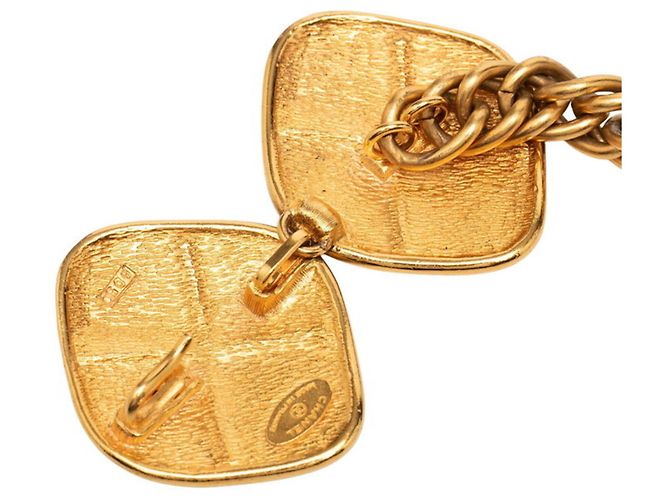 Vintage Matelassé Kettengürtel von Chanel Golden - Ansicht 4