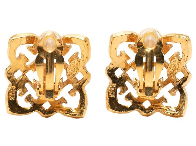 Timeless Orecchini vintage a clip Coco Mark di Chanel D'oro - vista 2