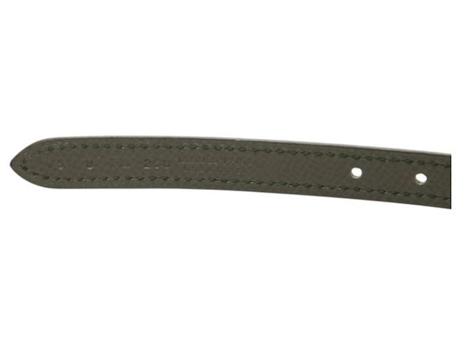 Cinturón reversible para mujer Hermès Rosa Verde oscuro - vista 5