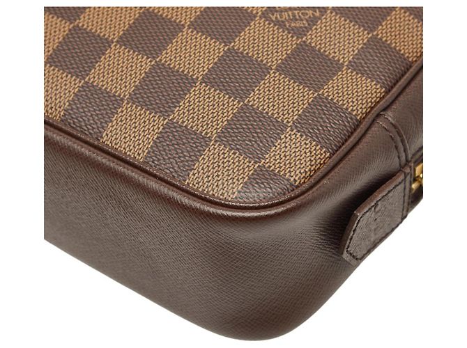 Pochette Cosmetica Louis Vuitton Damier Trousse Toilette 25 Marrone - vista 6