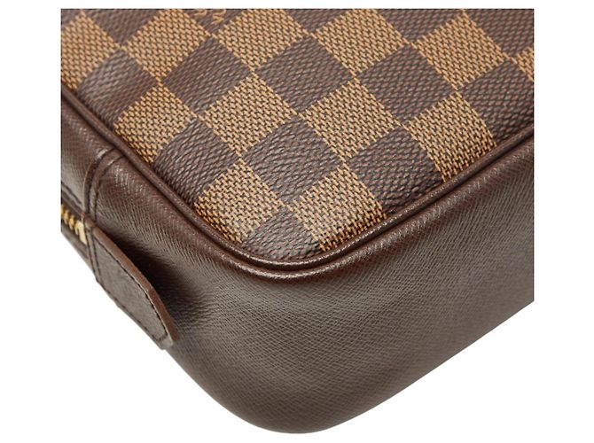 Pochette Cosmetica Louis Vuitton Damier Trousse Toilette 25 Marrone - vista 7
