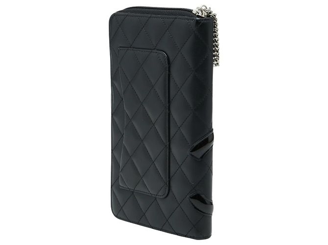 Cartera Larga Línea Cambon de Chanel Negro - vista 2