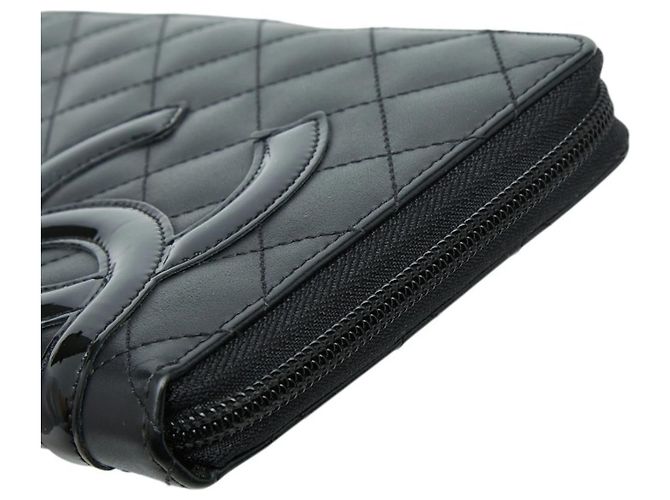 Cartera Larga Línea Cambon de Chanel Negro - vista 6