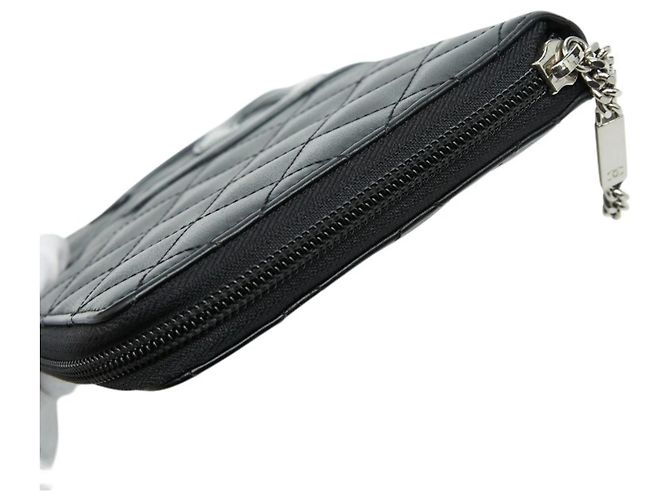 Cartera Larga Línea Cambon de Chanel Negro - vista 7