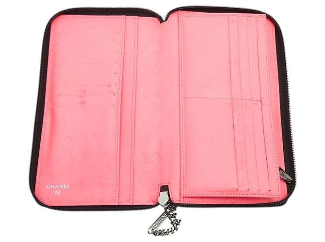 Cartera Larga Línea Cambon de Chanel Negro - vista 8