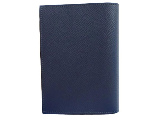 Copertura del quaderno Agenda GM Hermès Marrone Blu navy - vista 2
