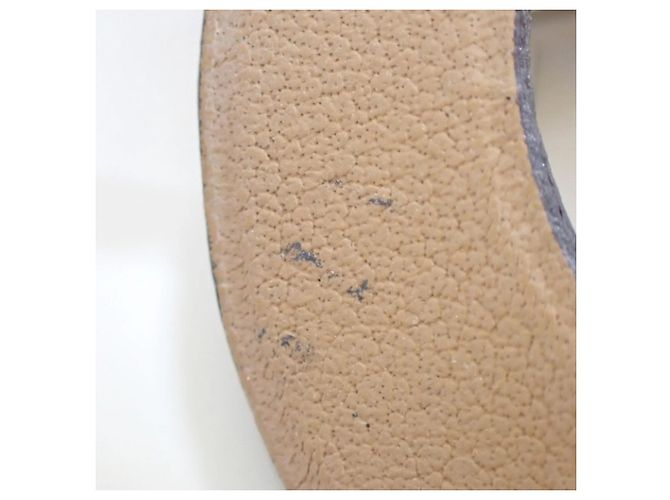 Ohrringe aus Metall-Leder Swift Chai x Nata Villevolte von Hermès Braun Weiß - Ansicht 5