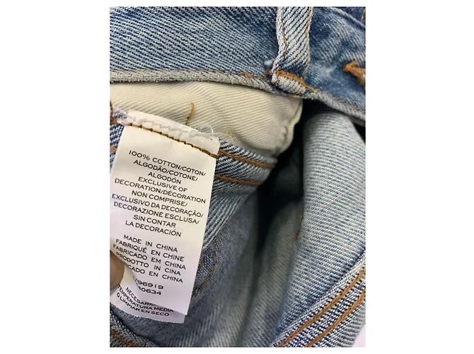Jeans Marc Jacobs in Cotone Blu con Pompon - vista 7