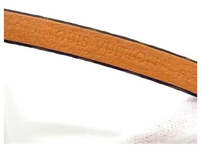 Bracciale Charm Louis Vuitton Marrone D'oro Monogramma - vista 4