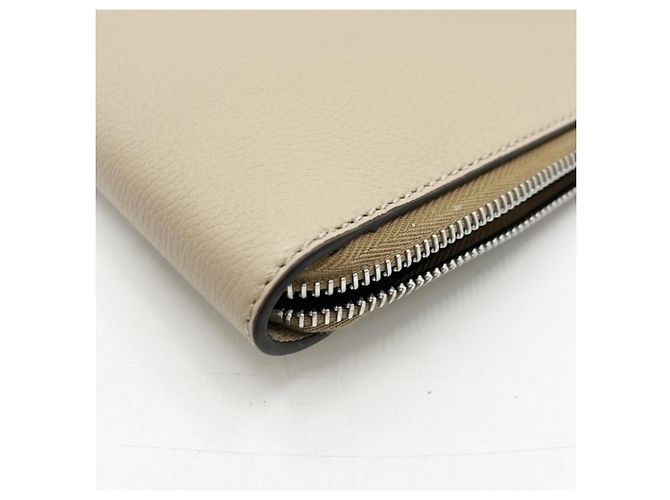 Bolso de mano de cuero beige Fendi - vista 5