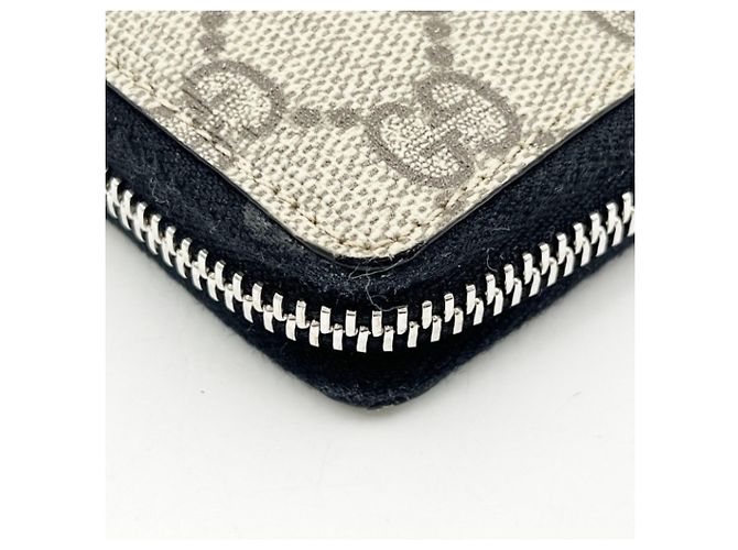 Gucci GG Supreme Langbörse Schwarz Beige - Ansicht 4