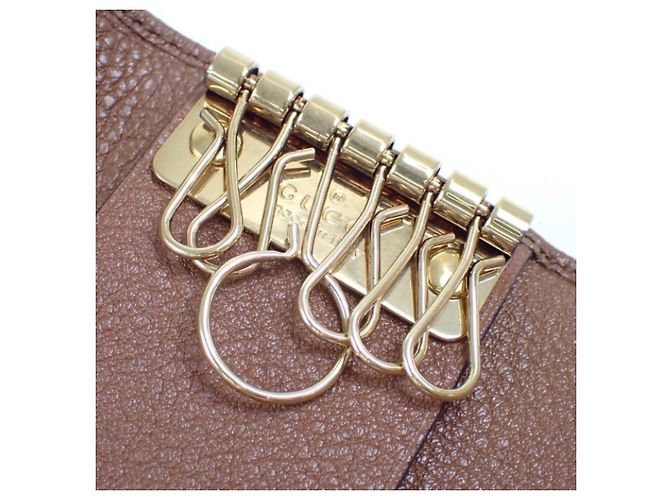 Estuche para llaves Gucci Bamboo GG Marmont Diana - vista 5