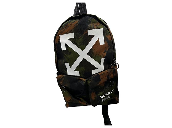 Off White Easy Printed Nylon large Bianco - vista 2