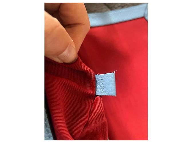 Lancel Nine borsa a tracolla in pelle blu - vista 12