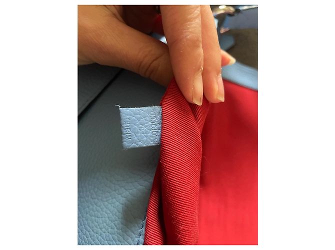 Lancel Nine borsa a tracolla in pelle blu - vista 13