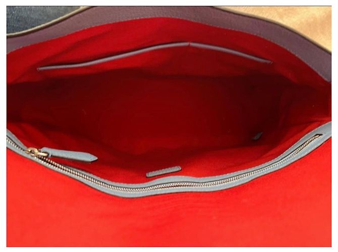Lancel Nine borsa a tracolla in pelle blu - vista 2