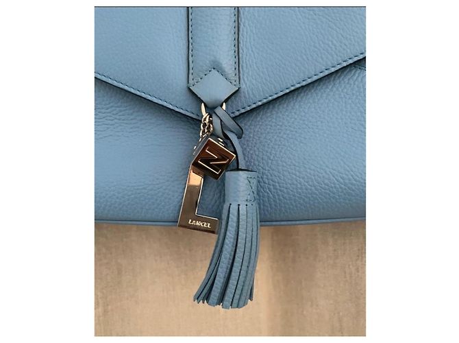 Lancel Nine borsa a tracolla in pelle blu - vista 8