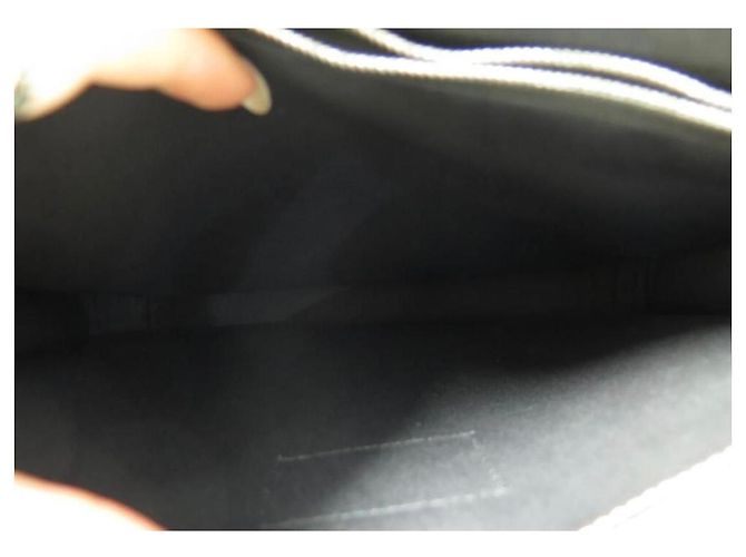 Hermès Buenaventura PM Borsa a tracolla nera in tela Nero - vista 12