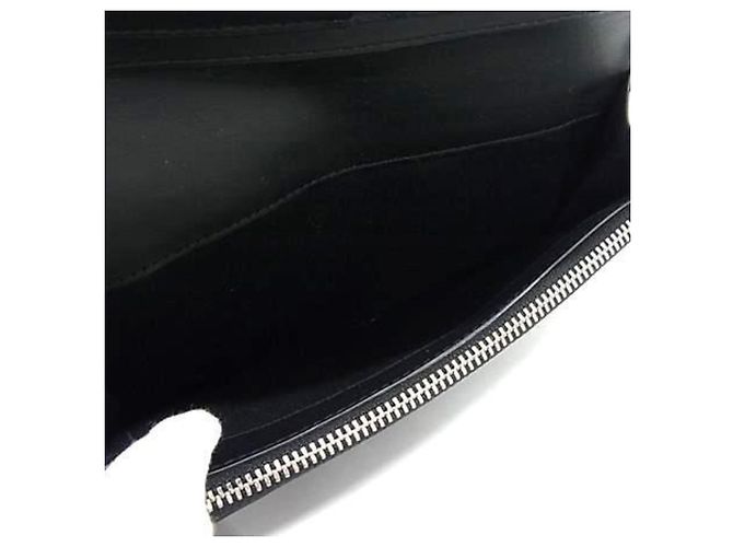 Portafoglio lungo bifold da uomo Burberry in nero - vista 4