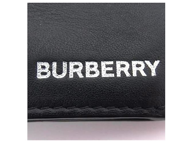 Portafoglio lungo bifold da uomo Burberry in nero - vista 6