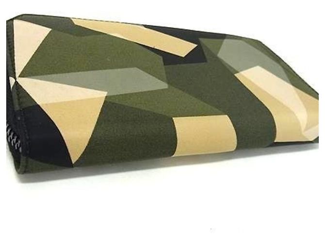 Portafoglio lungo in nylon verde Jimmy Choo - vista 2