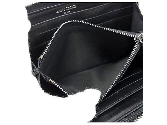 Portafoglio lungo in nylon verde Jimmy Choo - vista 4