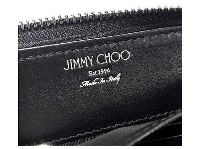 Portafoglio lungo in nylon verde Jimmy Choo - vista 5