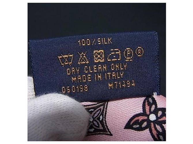 Foulard in seta multicolore Louis Vuitton - vista 3