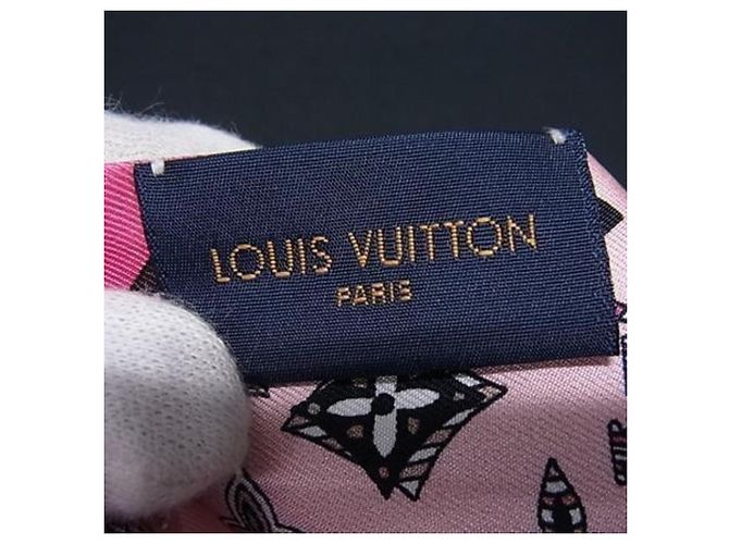 Foulard in seta multicolore Louis Vuitton - vista 4