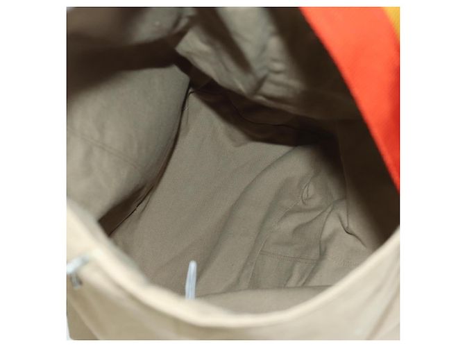 Hermès Borsa a tracolla Cavalier in Tela e Nylon Hermes Beige - vista 5