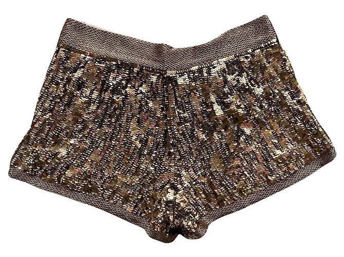 French Connection Pailletten-Shorts Golden - Ansicht 2
