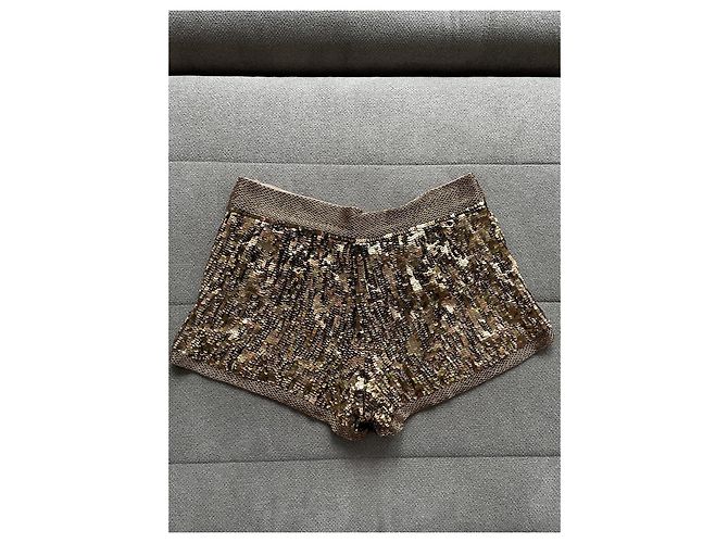 French Connection Pailletten-Shorts Golden - Ansicht 8