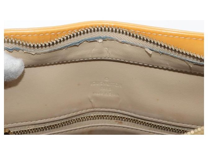LOUIS VUITTON Handtasche Monogram Vernis Houston Beige M91004 LV Auth YKZ943 - Ansicht 10