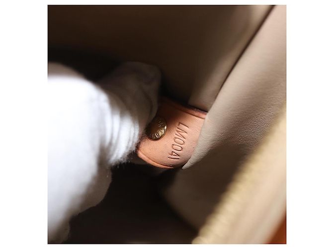 LOUIS VUITTON Handtasche Monogram Vernis Houston Beige M91004 LV Auth YKZ943 - Ansicht 12