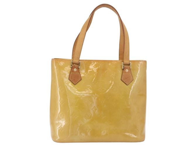 LOUIS VUITTON Handtasche Monogram Vernis Houston Beige M91004 LV Auth YKZ943 - Ansicht 13