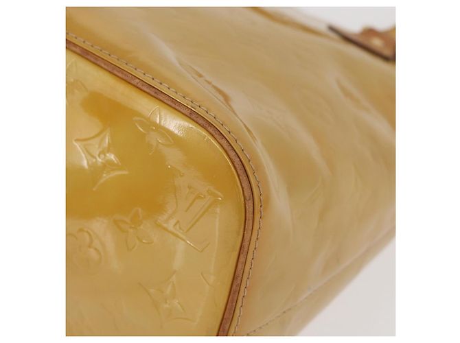 LOUIS VUITTON Handtasche Monogram Vernis Houston Beige M91004 LV Auth YKZ943 - Ansicht 16