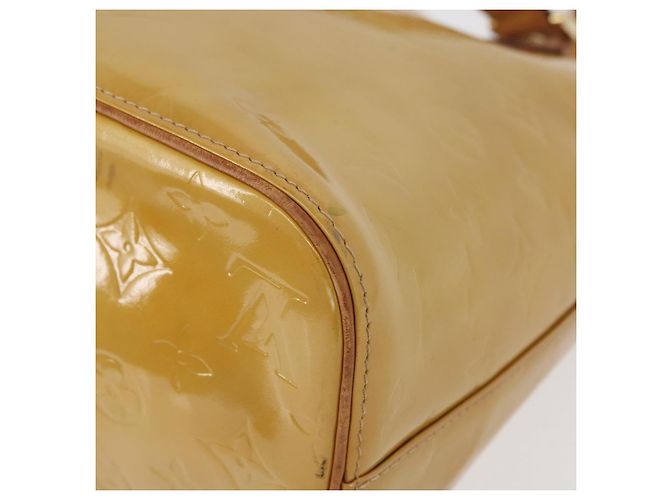 LOUIS VUITTON Handtasche Monogram Vernis Houston Beige M91004 LV Auth YKZ943 - Ansicht 18