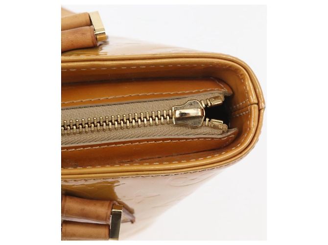 LOUIS VUITTON Handtasche Monogram Vernis Houston Beige M91004 LV Auth YKZ943 - Ansicht 19