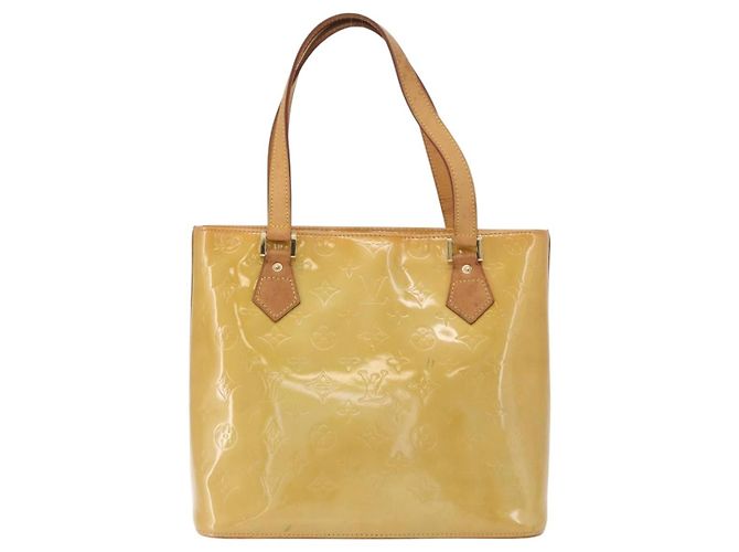 LOUIS VUITTON Handtasche Monogram Vernis Houston Beige M91004 LV Auth YKZ943 - Ansicht 2