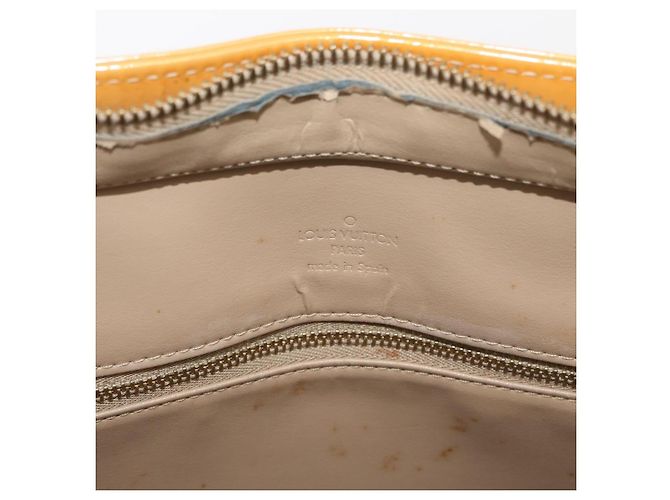 LOUIS VUITTON Handtasche Monogram Vernis Houston Beige M91004 LV Auth YKZ943 - Ansicht 20