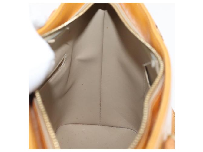 LOUIS VUITTON Handtasche Monogram Vernis Houston Beige M91004 LV Auth YKZ943 - Ansicht 21
