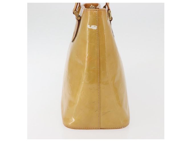 LOUIS VUITTON Handtasche Monogram Vernis Houston Beige M91004 LV Auth YKZ943 - Ansicht 4